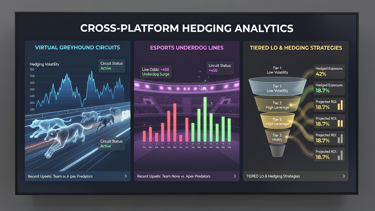 Esports betting dashboard displaying underdog line movements alongside loyalty tier progress bars