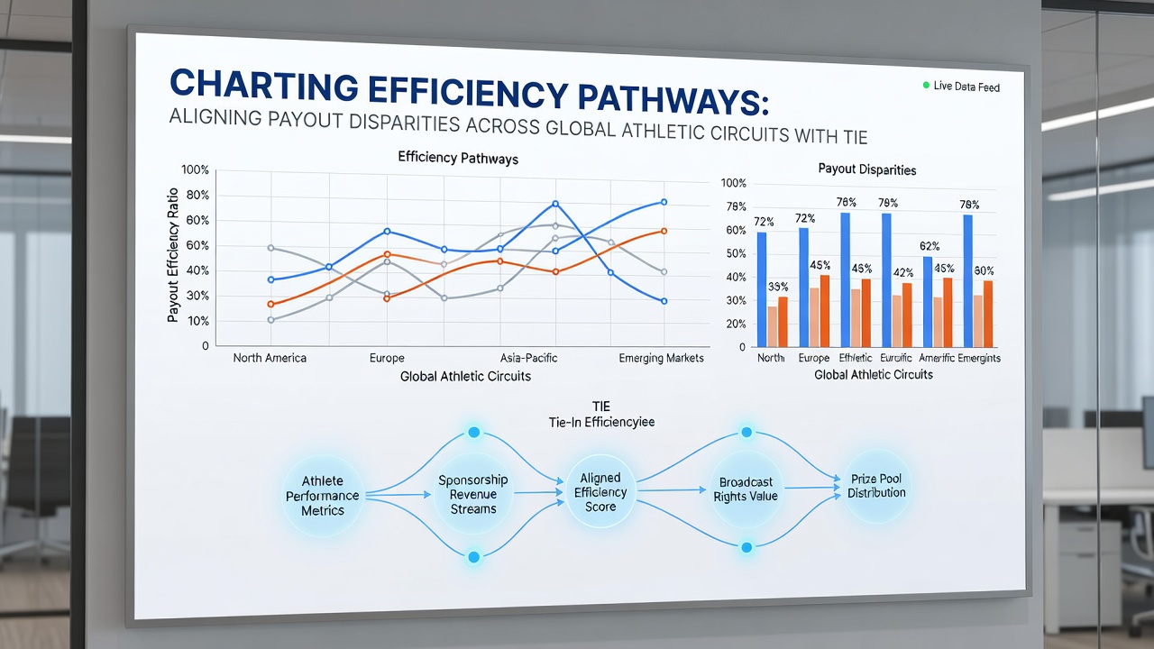 Chart illustrating tiered enrollment incentives mapped against global athletic payout data