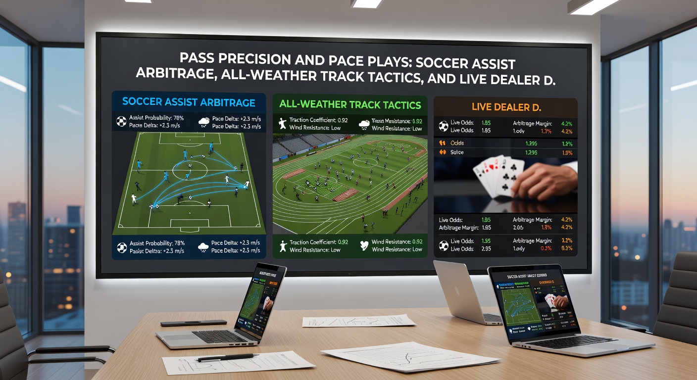Horse racing on an all-weather track under lights, with a front-runner pulling ahead in a tight finish