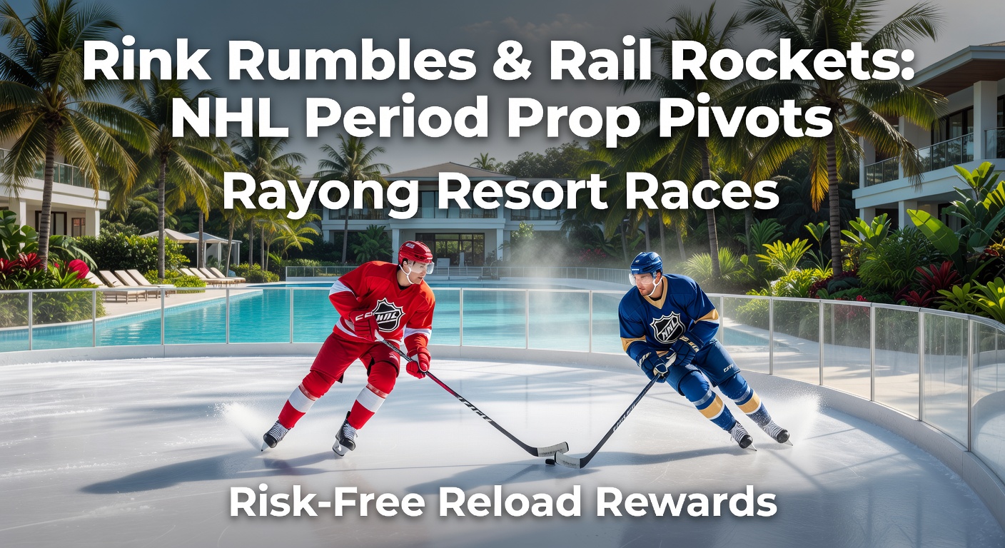 NHL players clashing on the ice during a tense period, with betting odds overlays highlighting prop markets