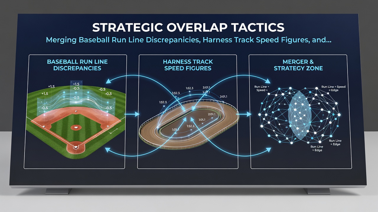 Split-screen view of harness racing speed chart next to baseball run line graph and casino slot progressive meter